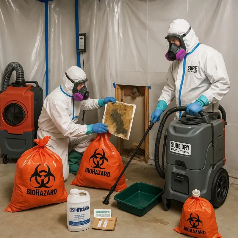 Contaminated Water Handling Protocols process in Baldwin City, KS